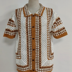 Electric Embroidered Men's Short Sleeve Shirt