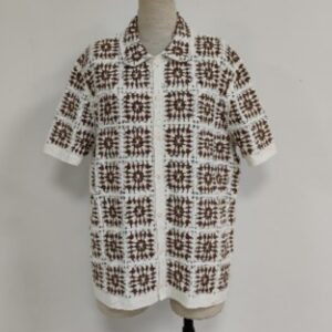 Electric Embroidery Men’s Short Sleeve Shirt